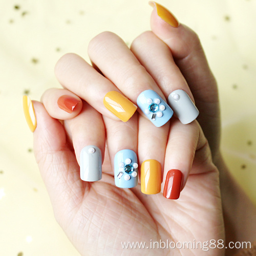 Wholesale 24 Extension Press on Nails For Girls